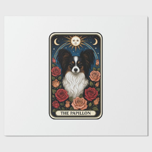 Papillon Presentpapper (Platt)