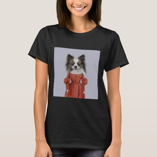 Papillon Princess T Shirt (Framsida)