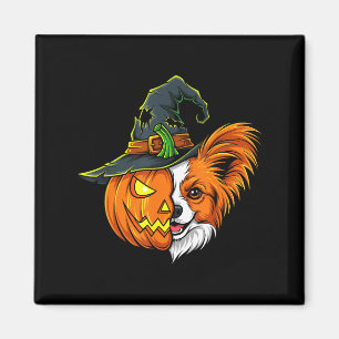 Papillon Pumpa Jack O Lantern Halloween Barn Män Magnet