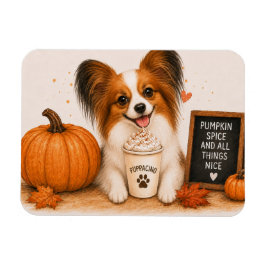 Papillon Pumpkin Spice Magnet