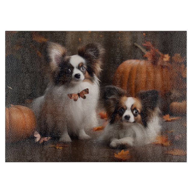 Papillon Puppy Autumn Delight Pumpkin (Framsidan)