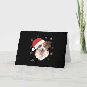 Papillon Santa jul barn pojkar flickor present Kort