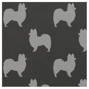 Papillon Silhouettesmönster Tyg
