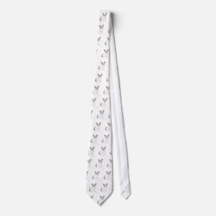 Papillon Sketch Necktie Slips