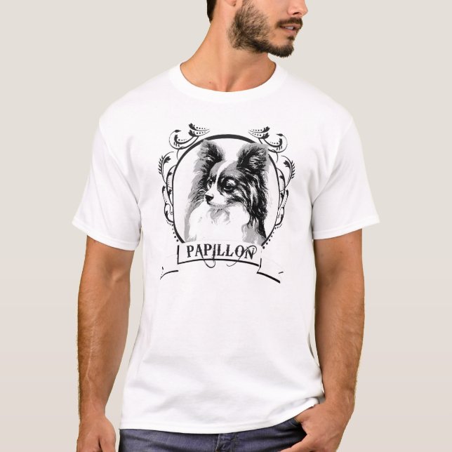 Papillon T-tröja Tee Shirt (Framsida)