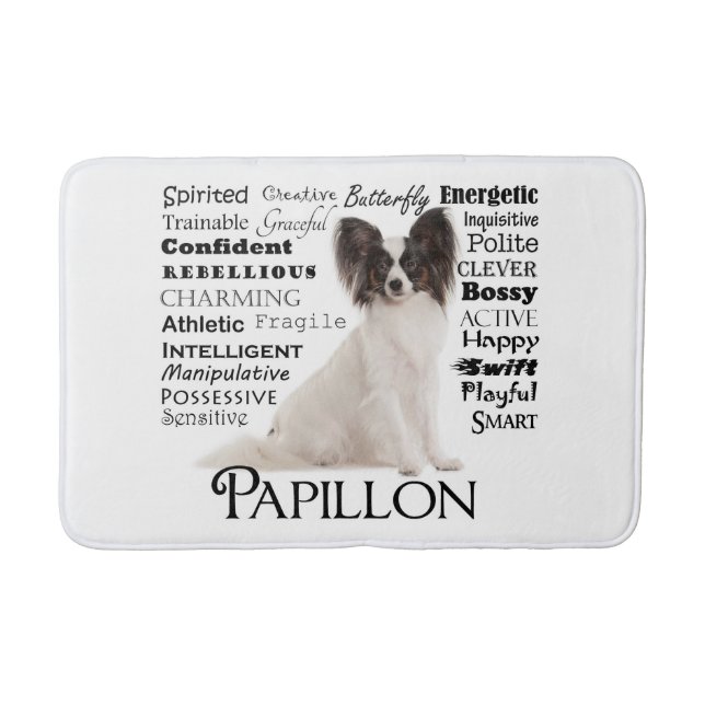 Papillon Traits Bath Mat Badrumsmatta (Framsidan)