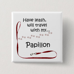 Papillon Travel Leash - knapp