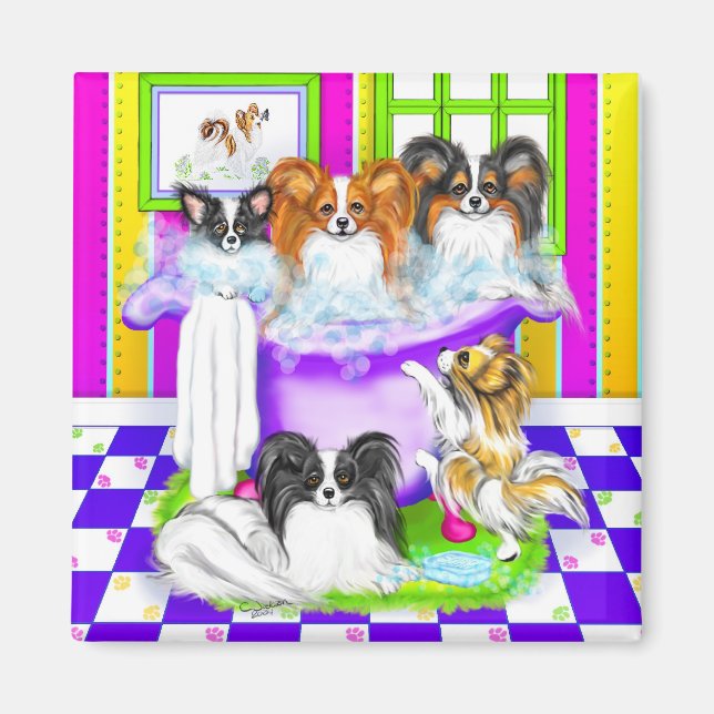 Papillon Tub Fullt Magnet (Framsidan)