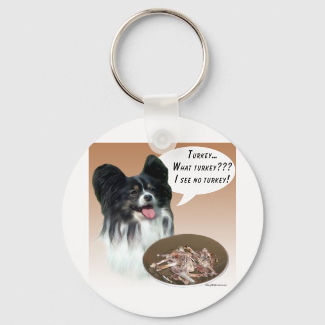 Papillon Turkiet Nyckelring (Framsida)