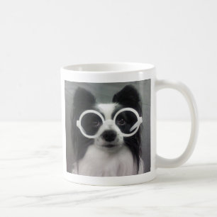 Papillon valp kaffemugg