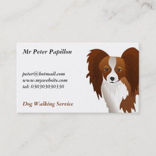 Papillon Visitkort