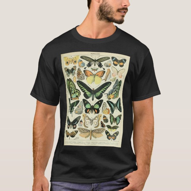 Papilloner eller fjärilar av Adolphe Millot Scoop T Shirt (Framsida)