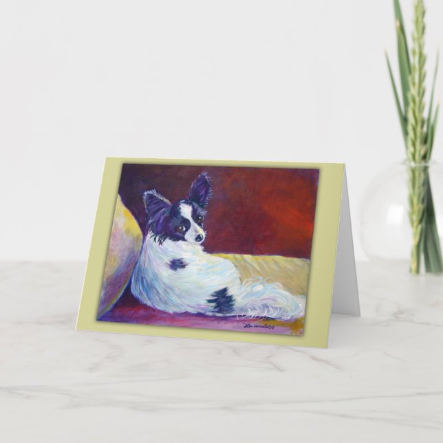 Papillonhälsningskort Kort (Framsida)