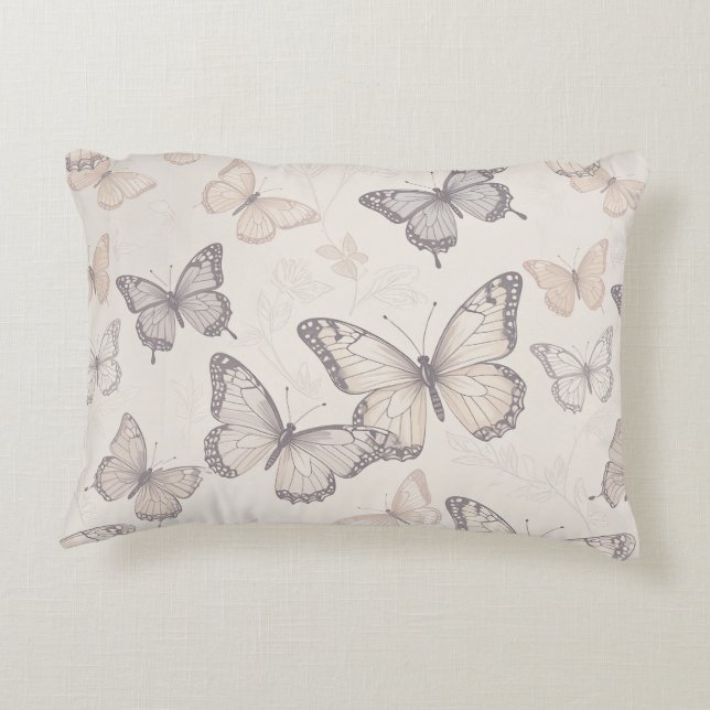 Papillons Prydnadskudde (Baksidan)