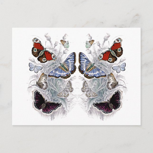 papillons vykort (Framsida)