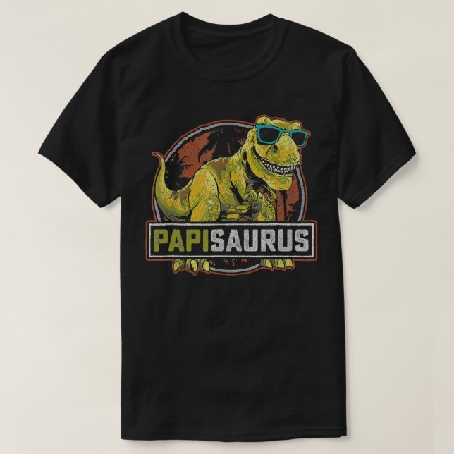 Papisaurus T Re Dinosaur Papi Saurus Family Matchi T Shirt (Design framsida)