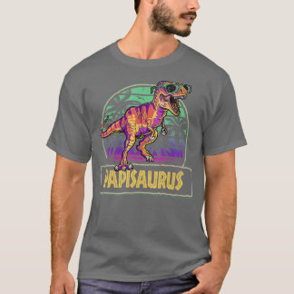 Papisaurus T Rex Dinosaur Papi Saurus Family Match Shirt