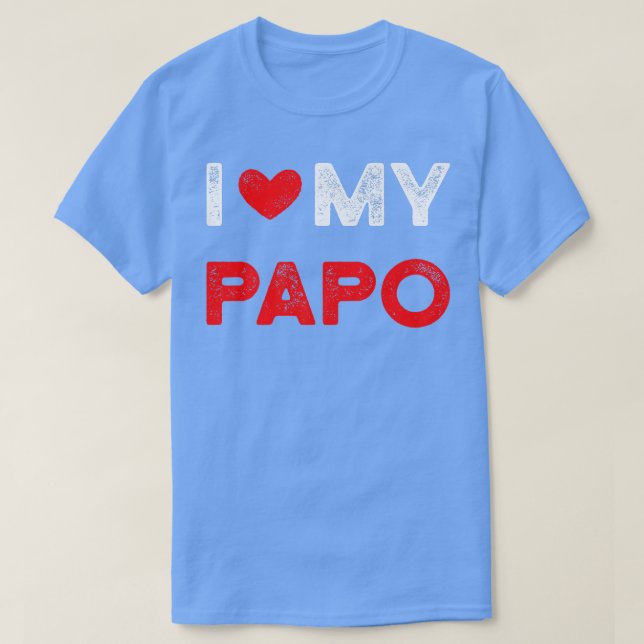 Papo Grandpa Min farfar Fars dag T Shirt (Design framsida)