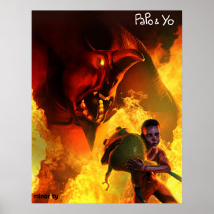 Papo & Unga Arg Monster Poster