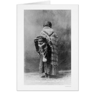 Papoose & Yakama Squaw 1910 Hälsningskort