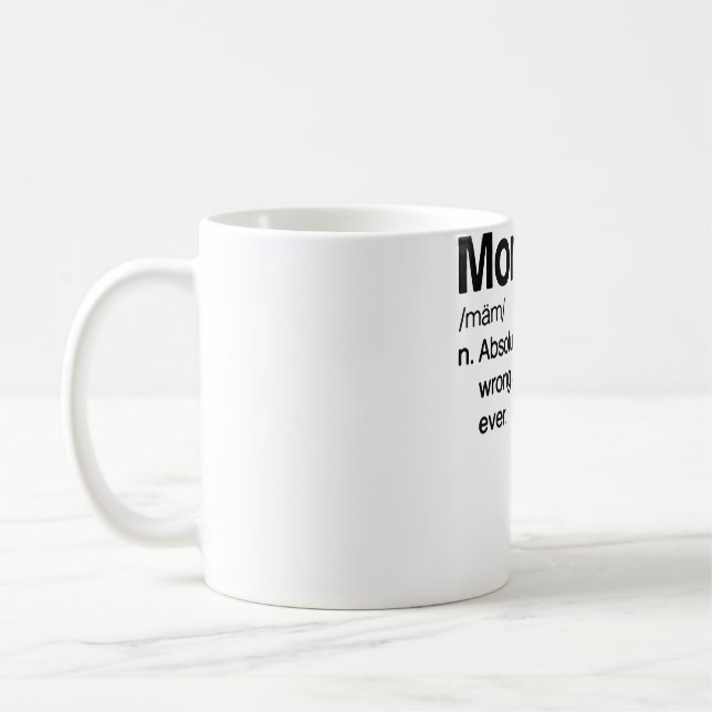 Papou Definition Fars dag Gift Kaffemugg (Vänster)