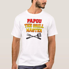 Papou den ledar- grilla tee shirt