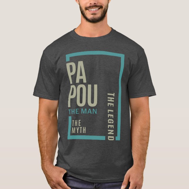 Papou Myth T Shirt (Framsida)
