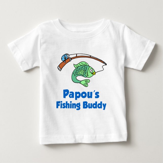 Papous fiskedödare t-shirt (Framsida)