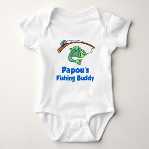 Papous fiskekompis t-shirt