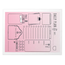 Papp för daglig planneranteckning anteckningsblock