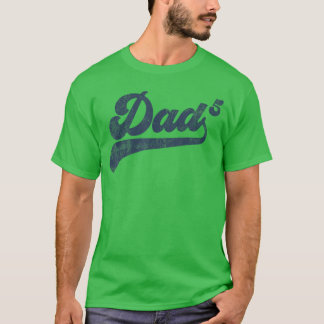 Pappa5 Pappa till 5 presenter Far till fem Femteda T Shirt