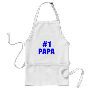 Pappa #1 (blått) förkläde