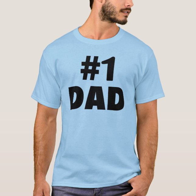 Pappa #1 (Blk) Tee Shirt (Framsida)