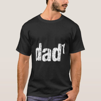 Pappa 1 dotter Son Fars dag Math T Shirt