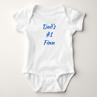 Pappa #1 Finn Finn Baby One-Biet Baby Bodydräkt T Shirt