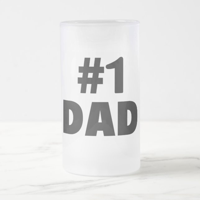 Pappa #1 frostat ölglas (Center)