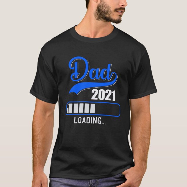 Pappa 2021 lastning av avkomman vid Werden Far Pap T Shirt (Framsida)