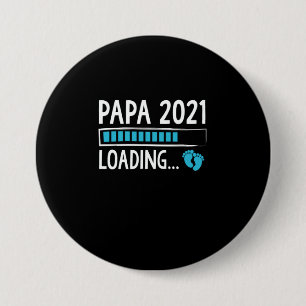 Pappa 2021 Meddelande om inläsning av Gravid Knapp