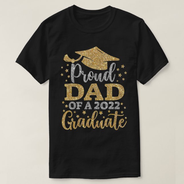 Pappa 2022 års chefsklass Mamma av 2022 års examen T Shirt (Design framsida)