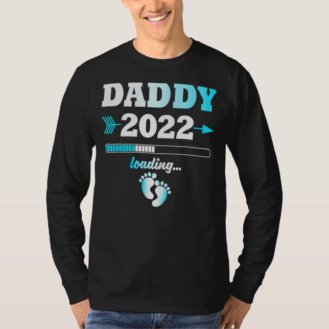 Pappa 2022 Loading Expectant Far avkomma Manar T Shirt (Framsida)