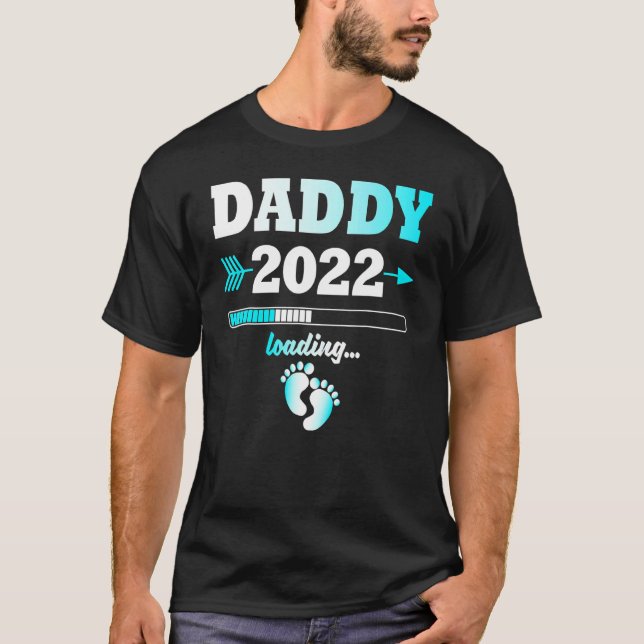 Pappa 2022 Loading Expectant Far avkomma T Shirt (Framsida)