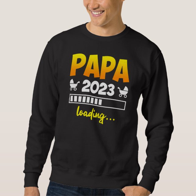 Pappa 2023 lång ärmad tröja (Framsida)