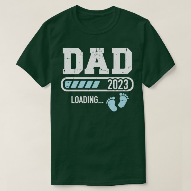 Pappa 2023 - lastning för gravid t shirt (Design framsida)