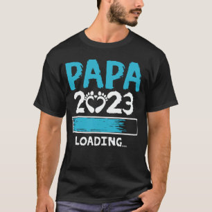 Pappa 2023 - Meddelande om ny Gravid T Shirt