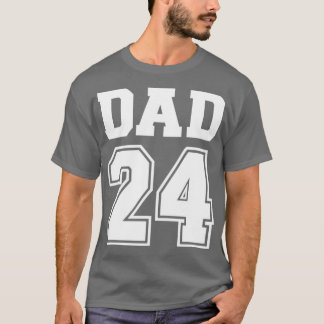 Pappa 2024 för ny pappa t shirt