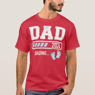Pappa 2024 lastning för gravid t shirt