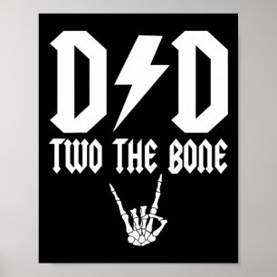 Pappa 2: Bone Skeleton Hand Family Birthday Boy Poster