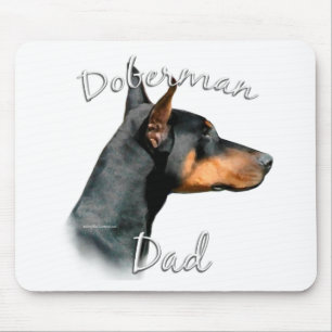 Pappa 2 för DobermanPinscher (blk) Musmatta