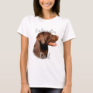 Pappa 2 för Labrador Retriever (choklad) T-shirt