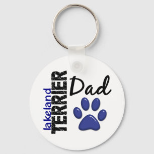 Pappa 2 för Lakeland Terrier Nyckelring